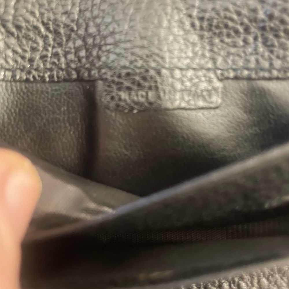 Bally Black and Brown Leather Wallet With Kiss Lock - Picture 5 of 12